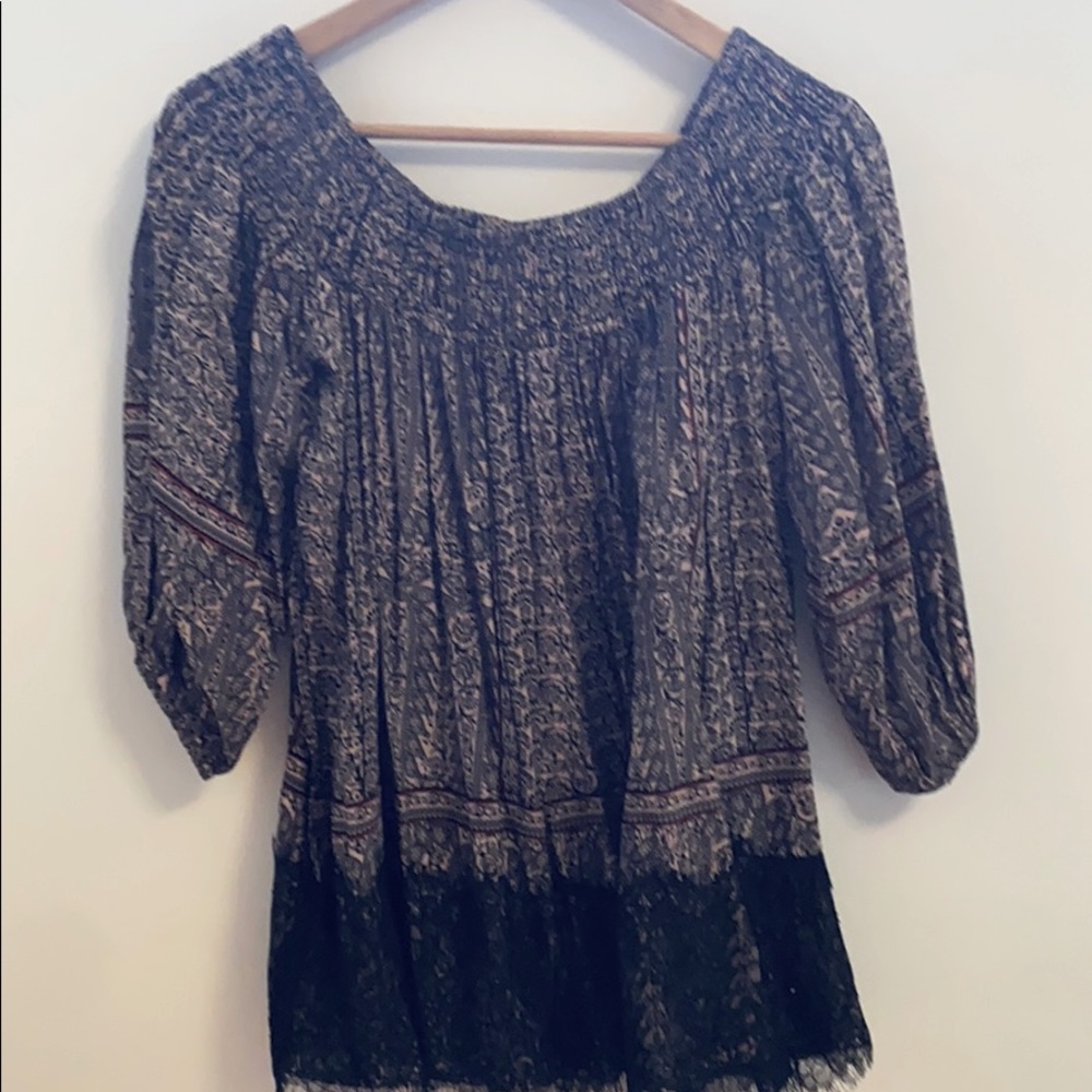 blouse from Anthropologie